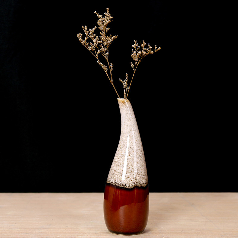 Mini Multicolor de cerámica hidropónico jarrones para plantas pote de flor florero Mesa plantas Bonsai nórdico hogar Decoración: Blanco
