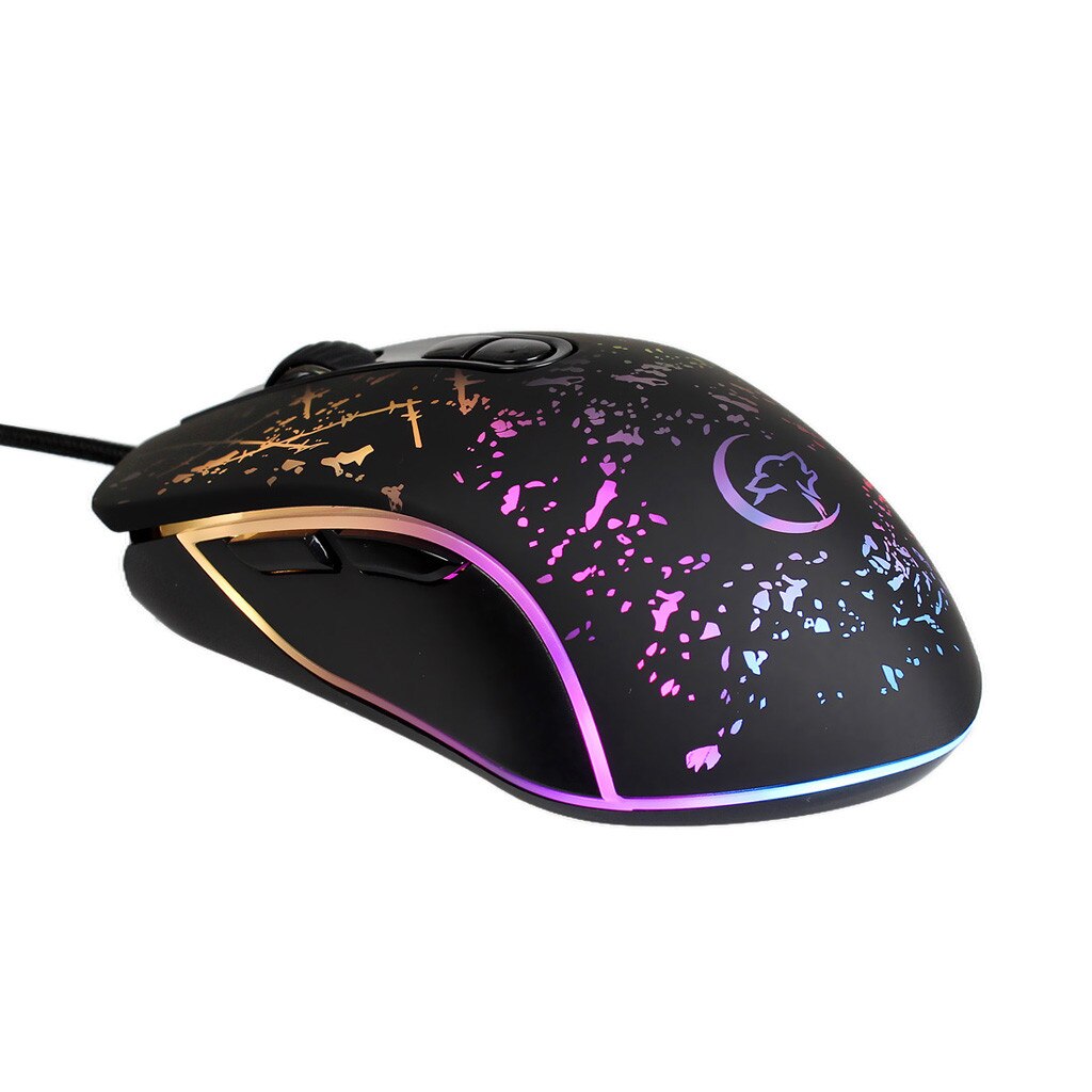 Wireless gaming mouse, rechargeable, high-end backlight , smooth, suitable for various gaming games#40