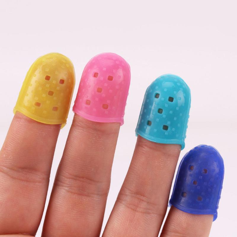 1/4 stücke Gitarre Finger einstellen Silikon flexibel Verknüpfungen Hand Finger Schutz Praxis Gitarre Zubehör Anfänger der Praxis Finger Hütte