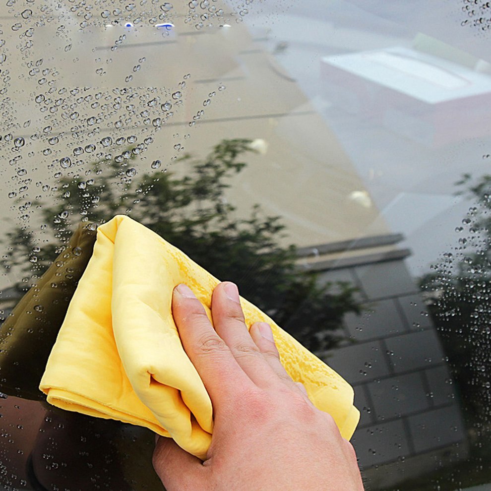 Car Cleaning Faux Zeem Wassen Suède Absorberende Drogen Handdoek