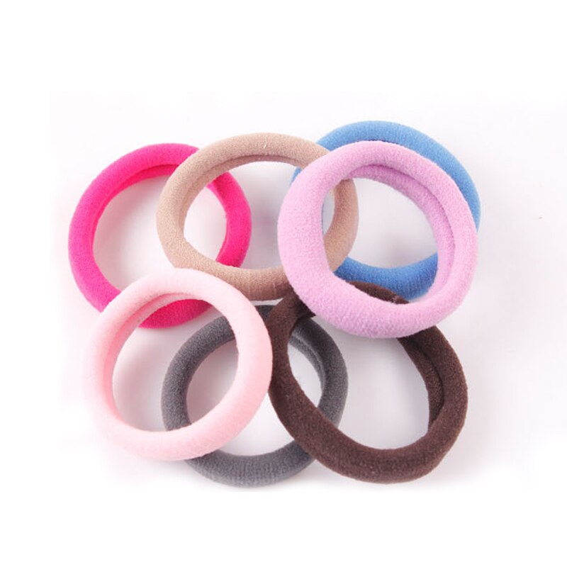 10/50/100PCS Morandi Rubber Bands Candy Colors Nylon Elastic Hair Bands Ponytail Holder Scrunchies Headband Hair Accessories