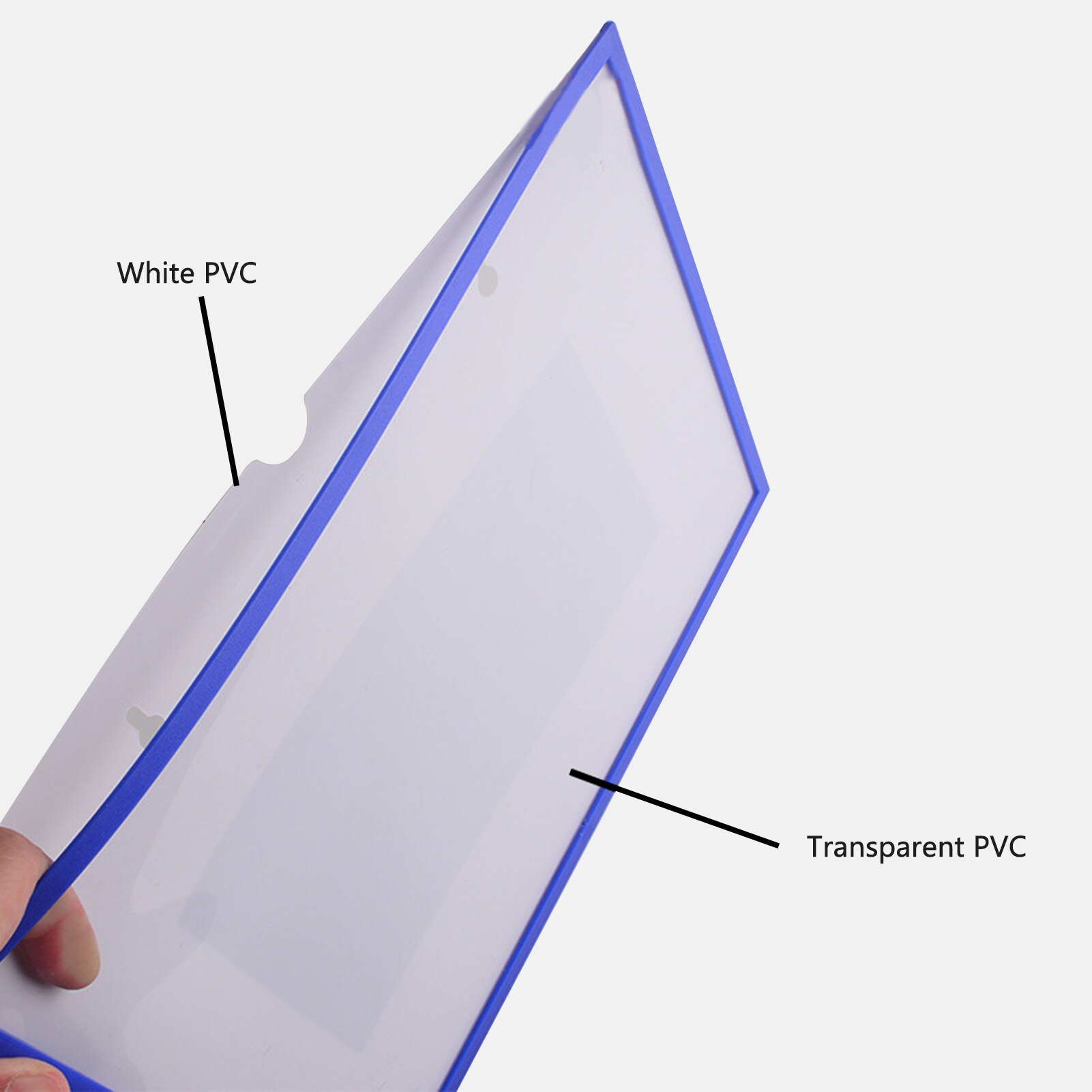 A4 Hard Rubber Sleeve File Storage Protective Cover Soft-magnetic File Bag Display