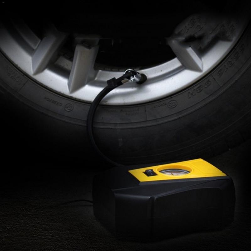 Digital Tire Inflator 12V Digital Car Tyre Inflator Electric Air Compressor Automatic Portable Pump