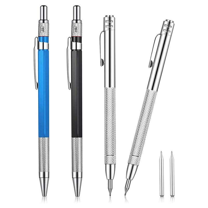 Tungsten Carbide Scribers 4 Pack, Etching Engraving Pen With Double