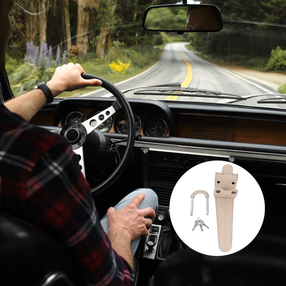 1pc Anti-Theft Car Steering Wheel Lock SUV Lock Truck Steering Wheel Lock