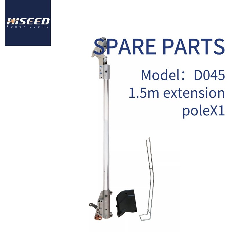 lastest and light extension pole pruner (35mm cutting 8-10 hours working, 0.8- 2.5 meter)
