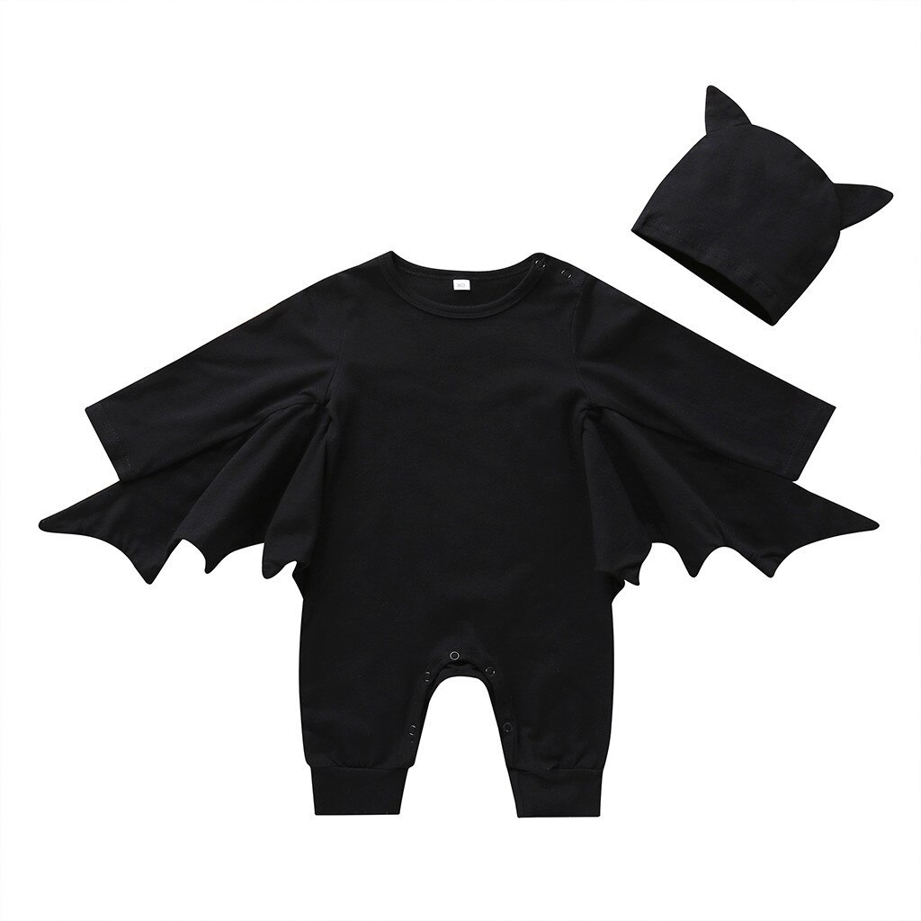 Neugeborenen strampler Baby Jungen Mädchen Strampler Halloween Cosplay Kostüm Romper Overalls + Hut Outfits Baby Halloween Kleidung: 6m