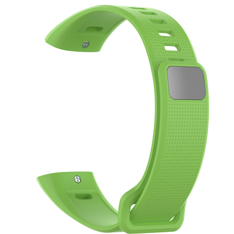 Correa de silicona suave para reloj Huawei Band 2/Band 2 Pro/ERS-B19/ERS-B29, correa de repuesto ajustable: Verde oliva