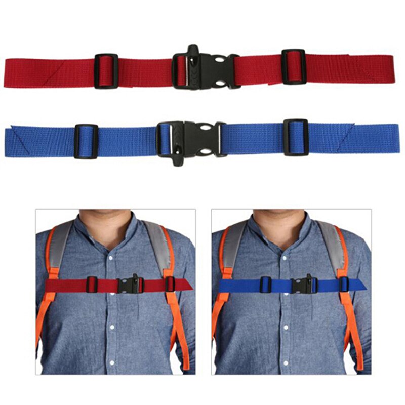 Ajustable niños hebilla Clip Correa pecho arnés bolsa mochila con correa para hombro