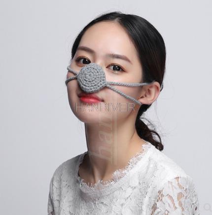 Pure Hand-Geweven Wol Nose Cover Neus Warmte En Wind En Koude En Anti-Freeze Magic Apparaat Ademend individuele Maskers Voor Mannen En