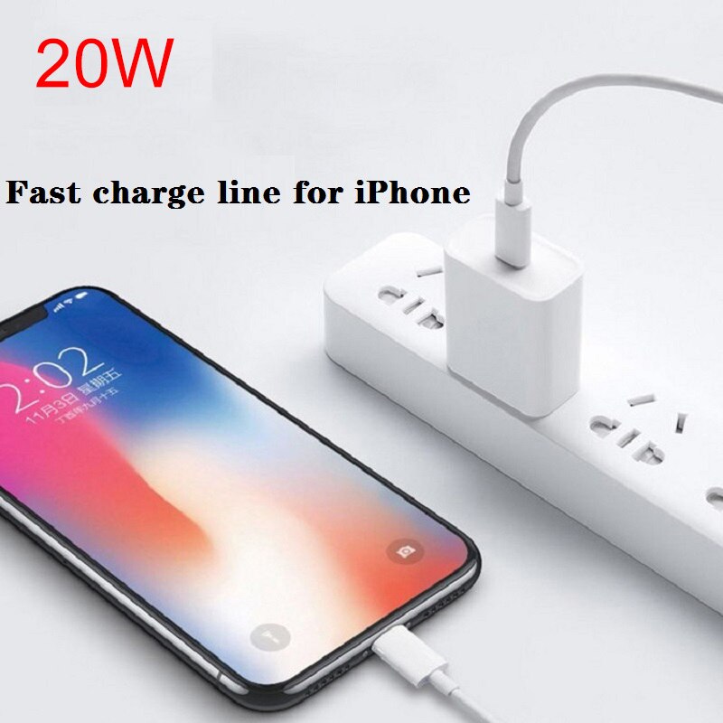 Super Si Usb C Kabel Lader 20W Voor Iphone 13 Pro Max Ondersteuning Type C Pd Snel Opladen Draagbare telefoon Oplader Voor Ip 11 Pro Max