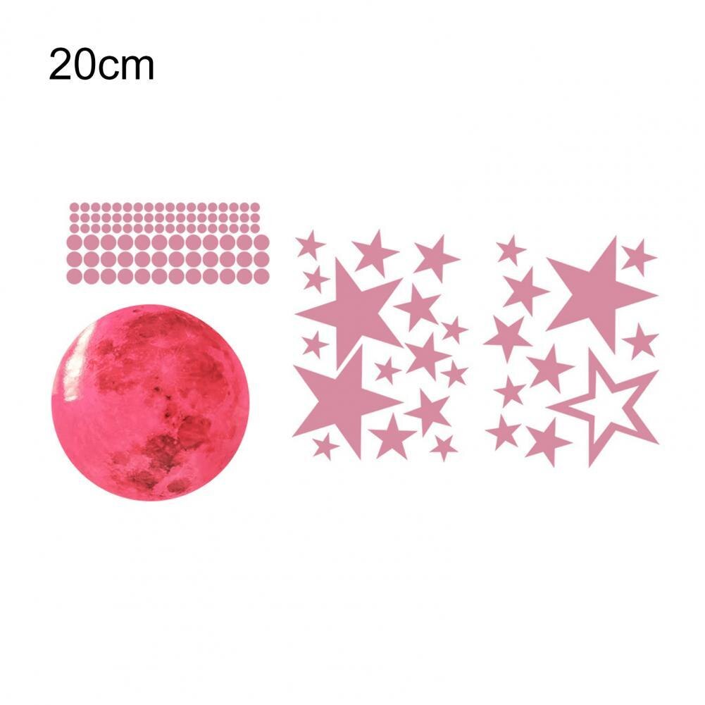 1 Set Wall Decals Charming Wall Art Decals Eco-Friendly Wall Stickers: Red 20 cm