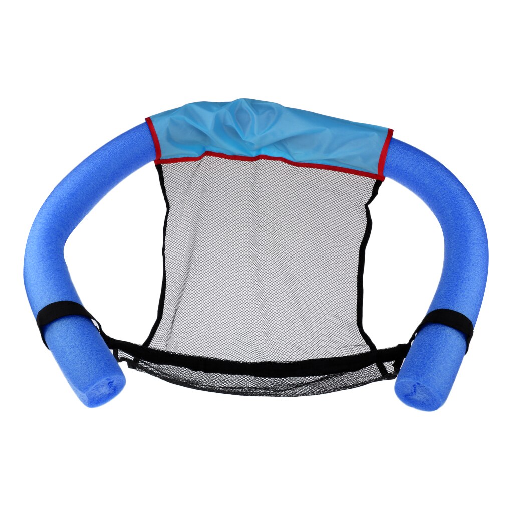 Letvægts lyse farver pool flydende stol swimming pool sæder fantastiske flydende seng stol pool nudel stol: Blå