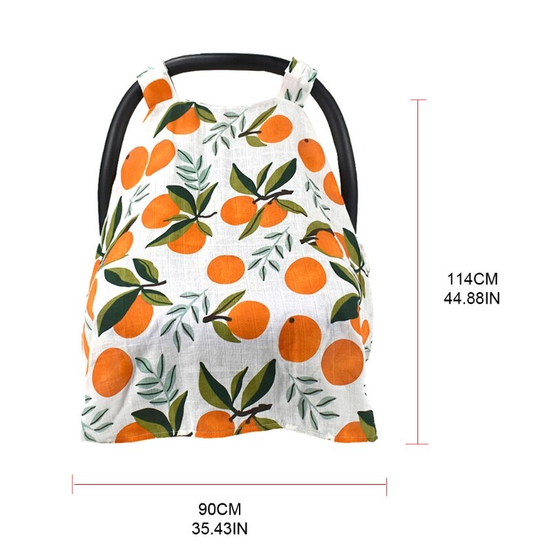 Multi-Gebruik Verpleging Cover Borstvoeding Sjaal Deken Baby Auto Stoelhoezen Puur Katoen Wandelwagen Luifel