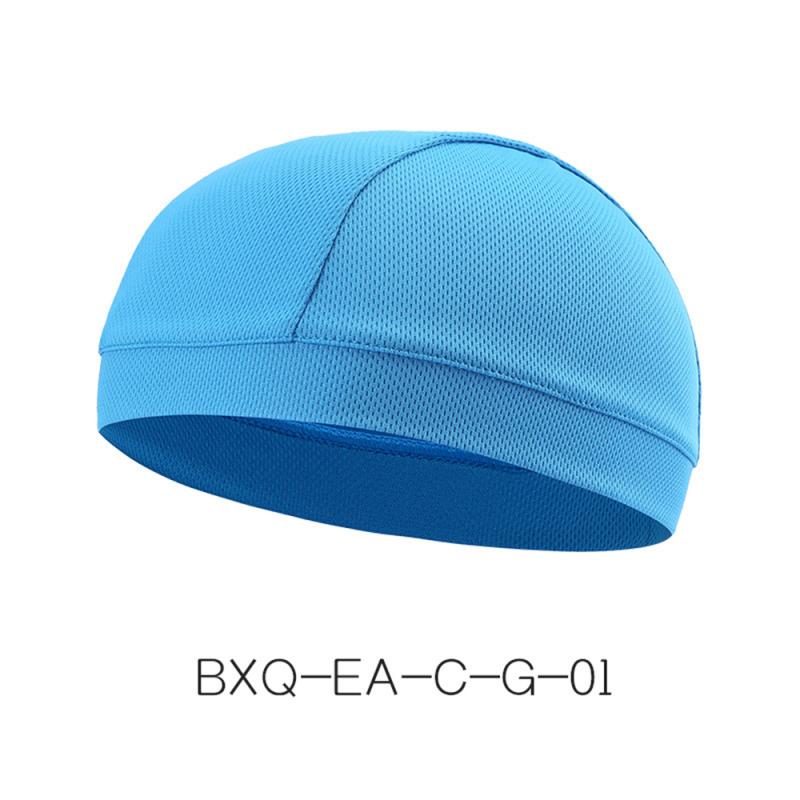 Motorcycle Helmet Inner Cap Cool Quick Dry Breathable Hat Racing Cap Helmet Beanie Cap Riding Helmet Car Accessories: Blue