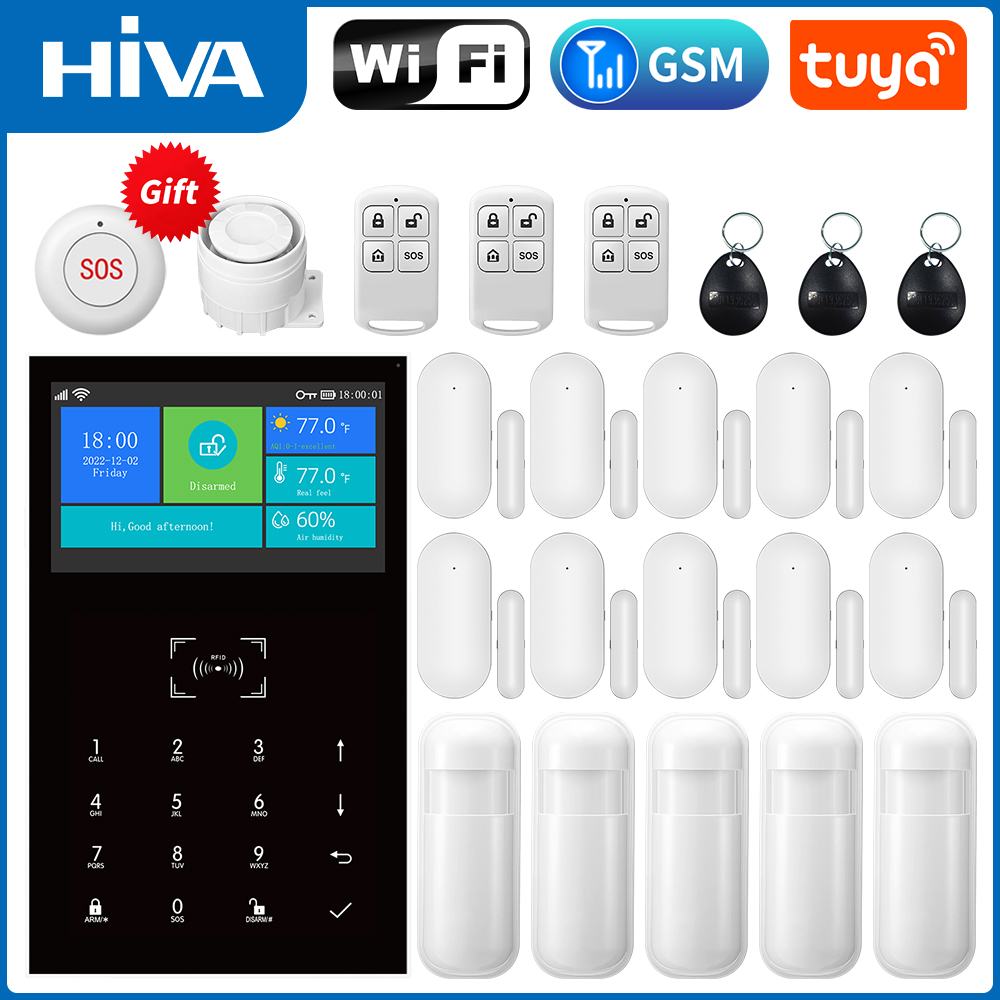 4G Wifi Draadloos Alarmsysteem Tuya Smart Home Kindveiligheid Thuis Antidiefstalsysteem Smart Life App Controle Werkt met ALexa PG-109