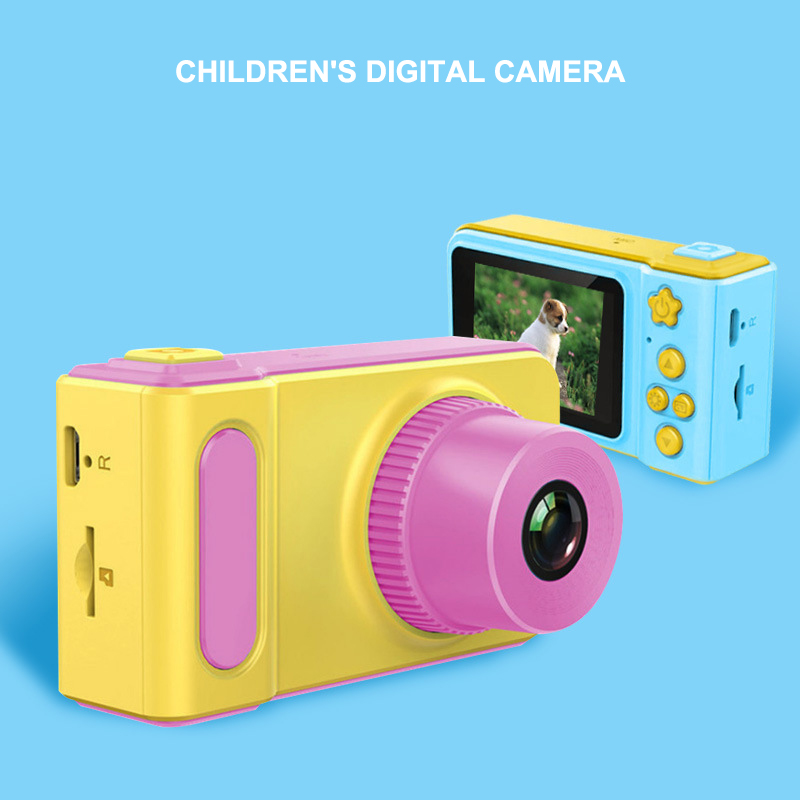 Appareil Photo numérique pour enfants Mini appareil Photo mignon petit appareil Photo reflex jouet dessin animé jeu Photo d'anniversaire pour les enfants