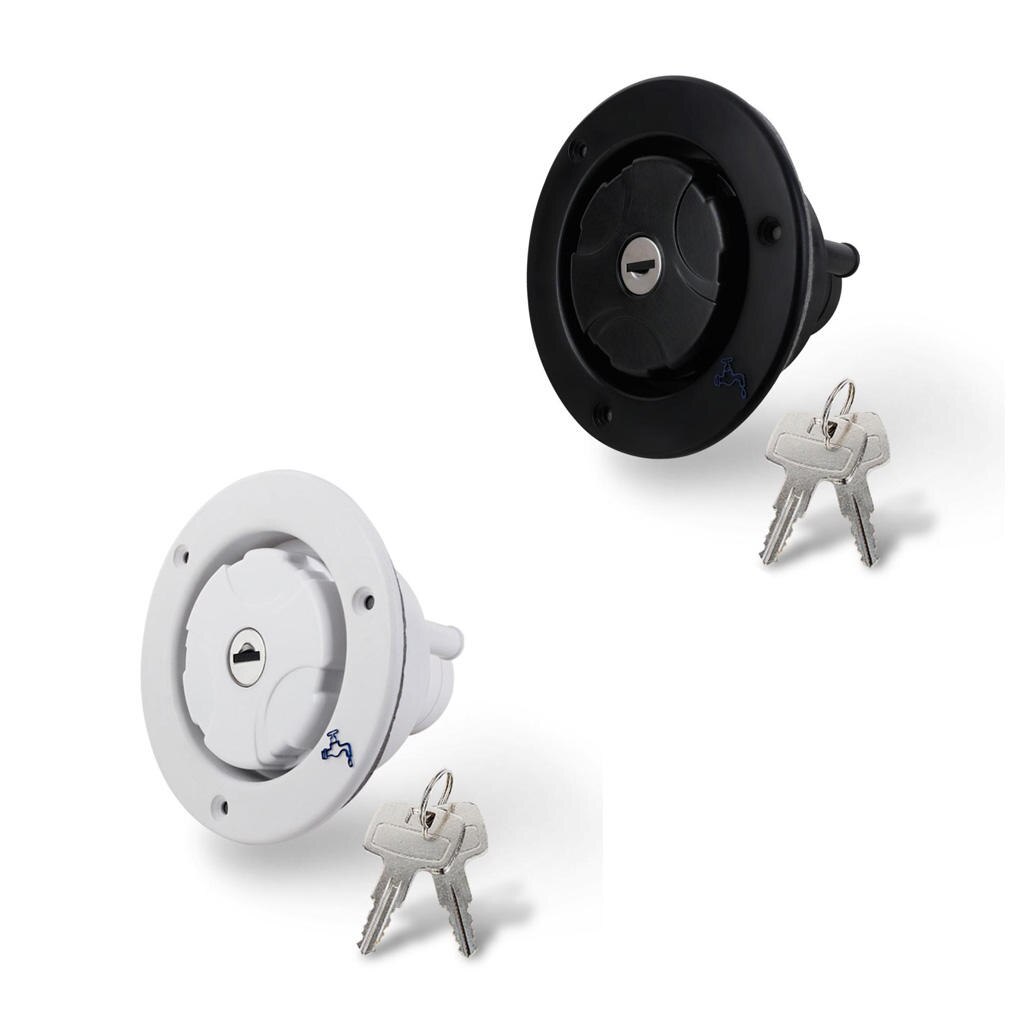 Fresh water inlet locakable supplied with two keys suitable for most fresh water inlets on motorhomes caravans and boats