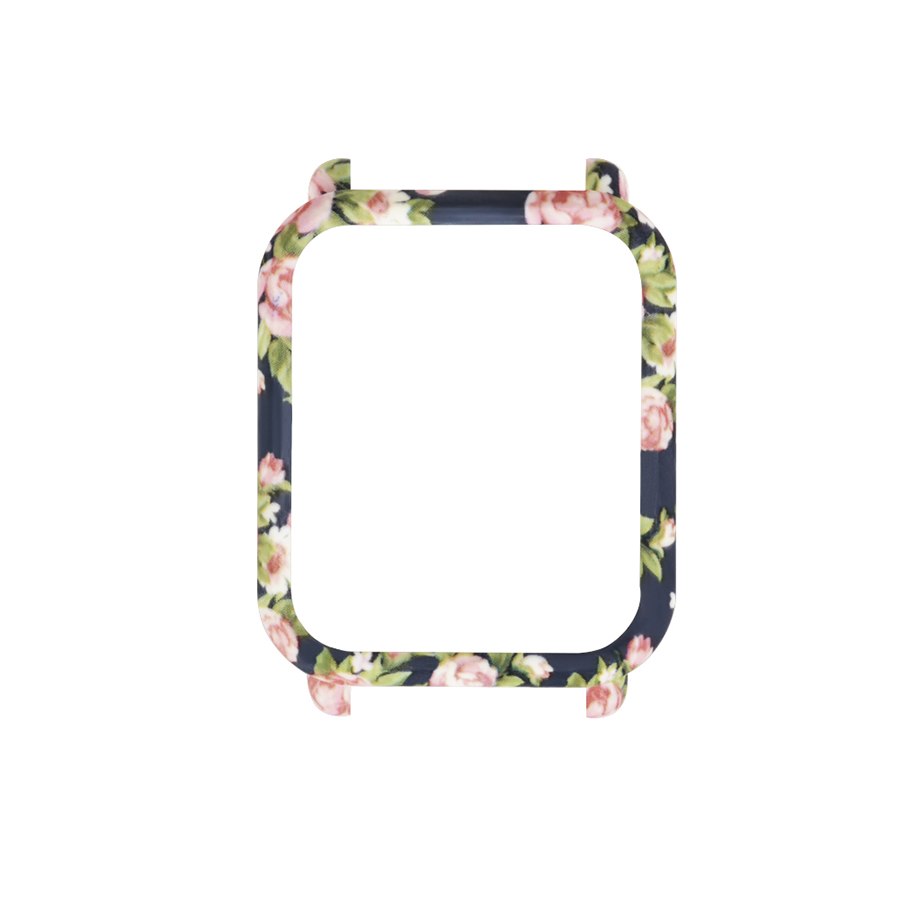 Funda protectora para reloj de PC para Xiaomi Huami Amazfit Bip Bit Youth Watch PC Shell Frame para accesorios de reloj Amazfit Bip: Rose