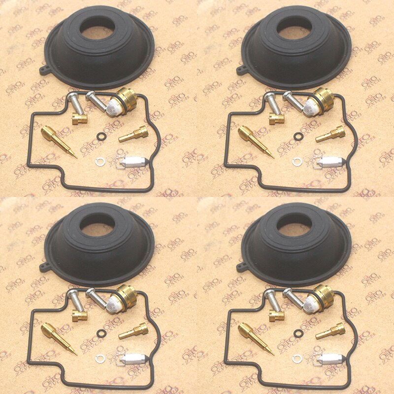 For Kawasak ZR750 ZR-7S 2001-2003 4set Carburetor Repar Kt Daphragm