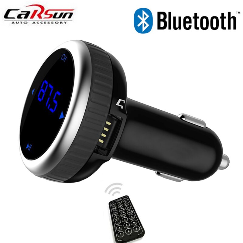 Autostyling handsfree 4.0 bluetooth fm-zender modulator autokit  mp3 spelers sd-kaart ondersteuning met afstandsbediening