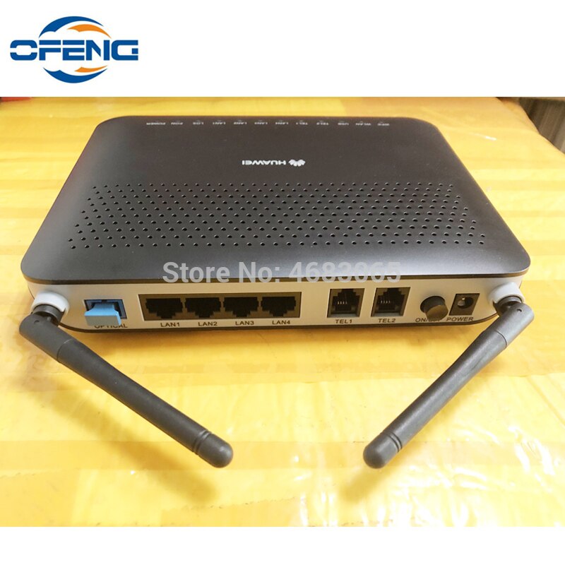 Huawei Echolife GPON ONT HG8245 ONU 2POTS+4GE+1USB+1WiFi huawei fiber modem English firmware,100%