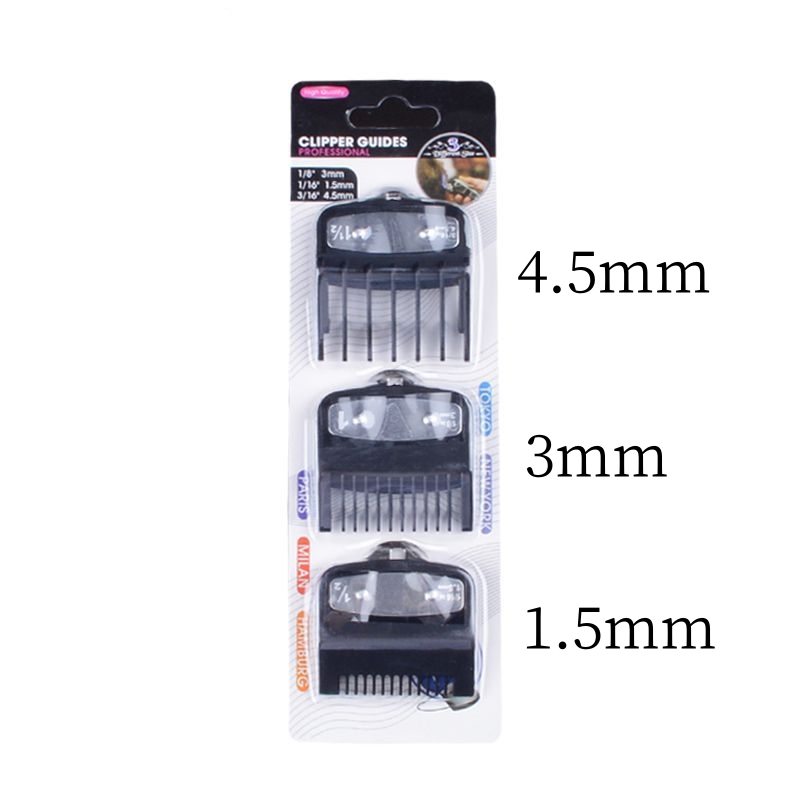 2/3/4 unids/set peine de límite para cortadora eléctrica Wahl protectores barbería Máquina para cortar cabello peines guía de corte Y1016: Verde