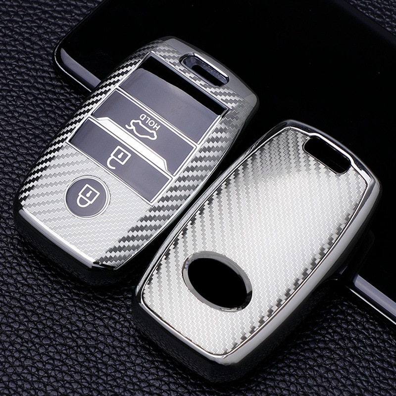 Coque de protection de voiture en TPU, Fiber de carbone, pour Kia Ceed Rio Rio5 Sportage R K3 KX3 K4 K5 Ceed Sorento Cerato Optima