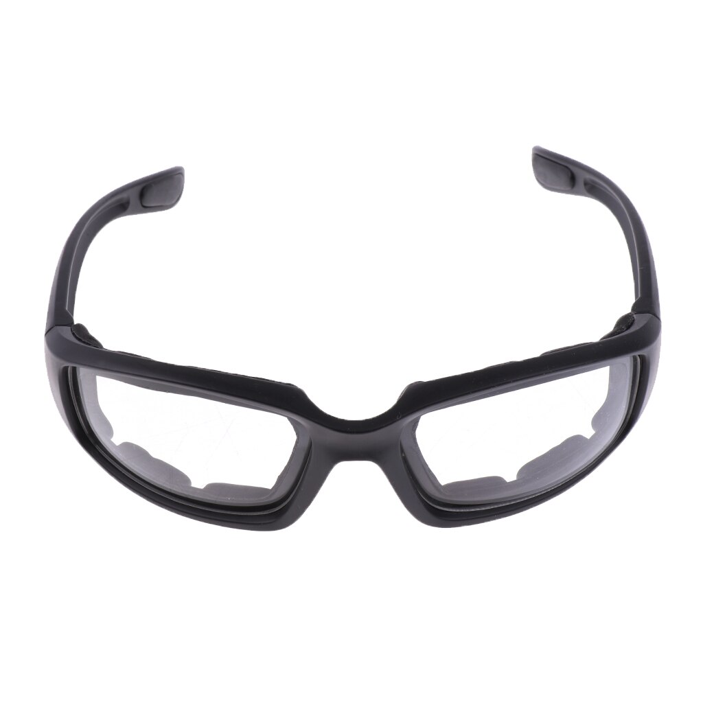 Gafas de sol a prueba de viento y polvo para motocicleta, lentes de protección, acolchadas, cómodas, transparentes, de PVC, con espejo, UV400: Verde militar