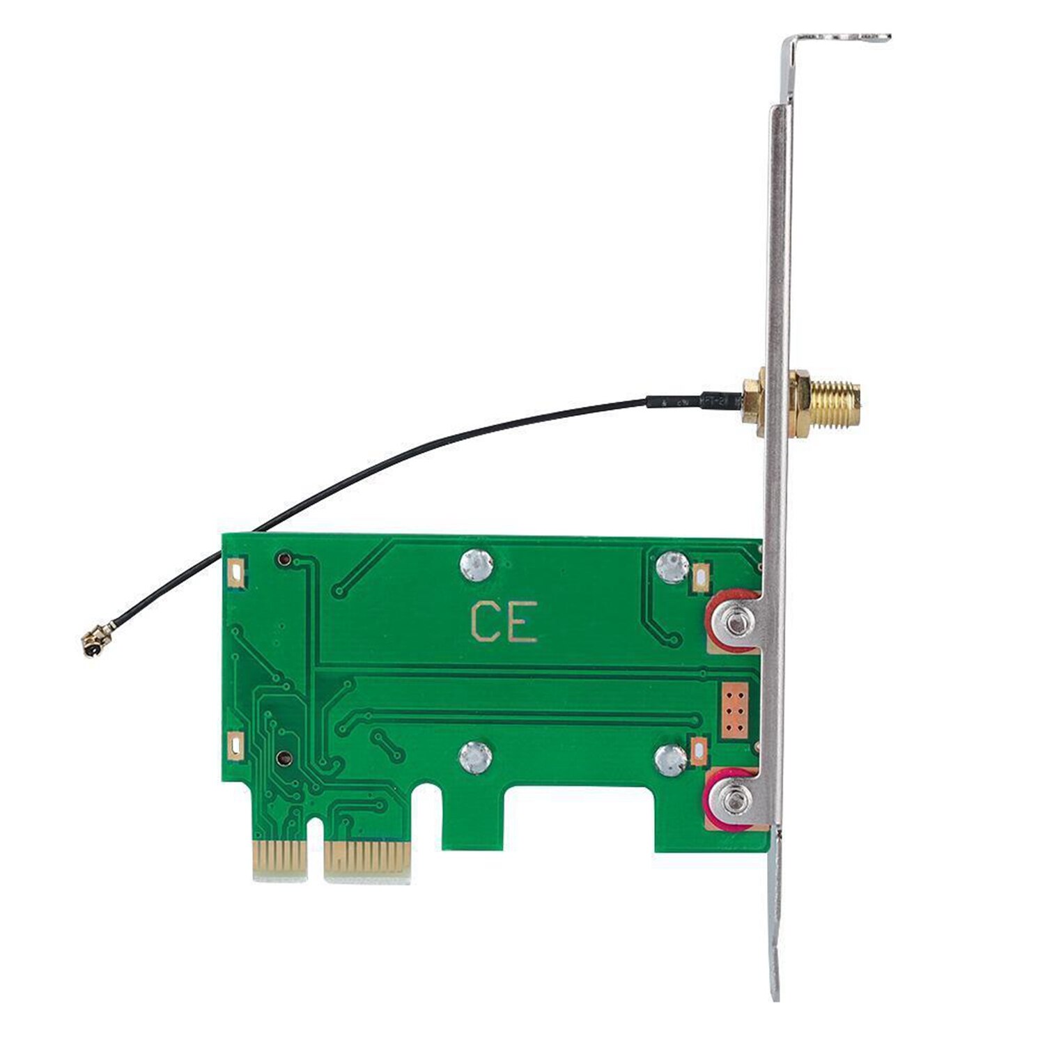 Wireless Wifi Network Card Mini Pci-E To Pci-E Adapter Convertor Card Desktop Gm: Default Title