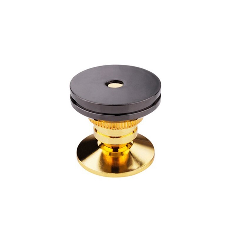 1 Set Speaker Spike Pad Golden Speaker Spike Isolation Stand Base Pad Feet Mat for Speaker Player Turntable Recorder