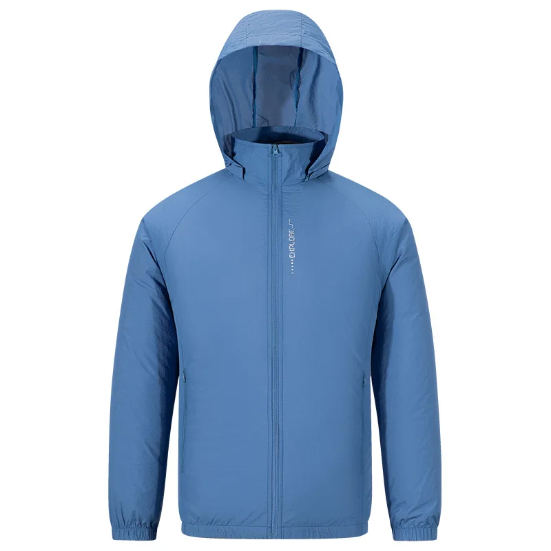Gilet Raffreddante - Giacca Ventilatore Ghiaccio - Poliestere Traspirante - Abbigliamento Lavoro Uomo Clima Caldo: XXXL / Blu