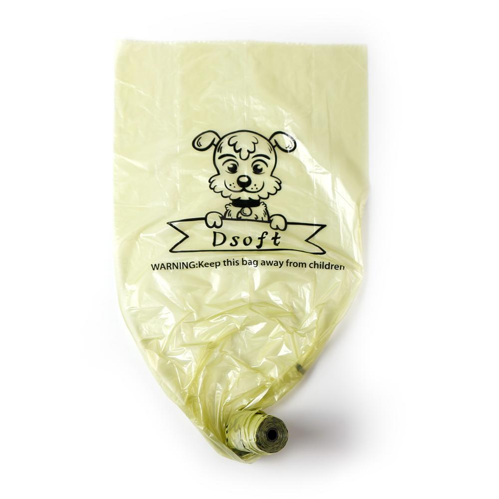 Dog Poop Bags Earth-Friendly Outdoor Home Clean Refill Garbage Bag Compostable Dog Poop Bags 270/690 Large Quantity: 48 roll Dsoft