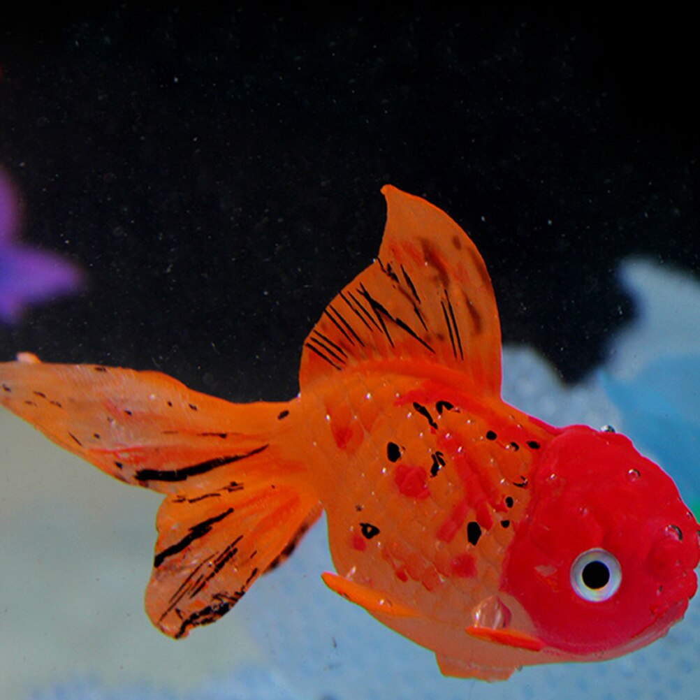 Artificial Fish Tank Aquarium Decoration Glow In The Dark Silicone Fish Tank Ornament Goldfish Aquarium Decor Supplies