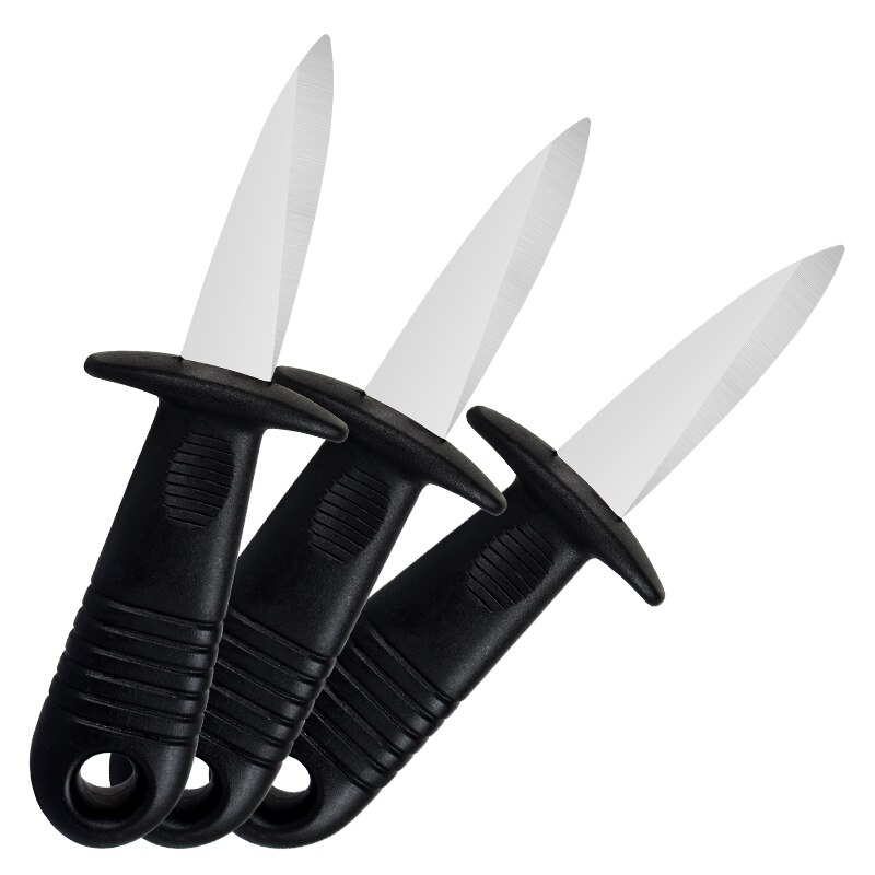 Sharp Stainless Steel Oyster Knife Protect hands Oyster Shucker Shell Seafood Opener Tool Kitchen cutter gadgets 2 Styles