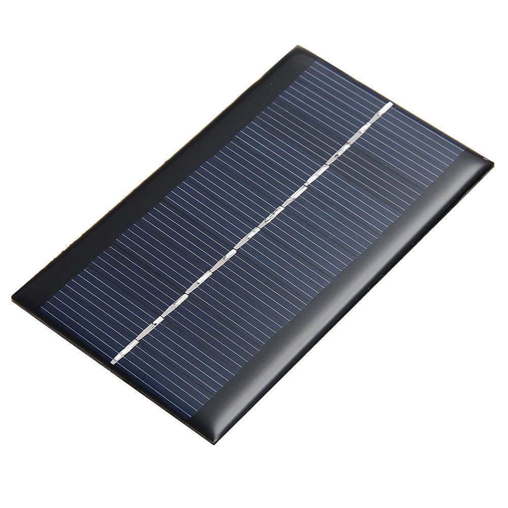 Panel Solar 1W DIY 6V energía para cargadores teléfono móvil portátil Sistema Solar Mini batería juguetes de luz módulo