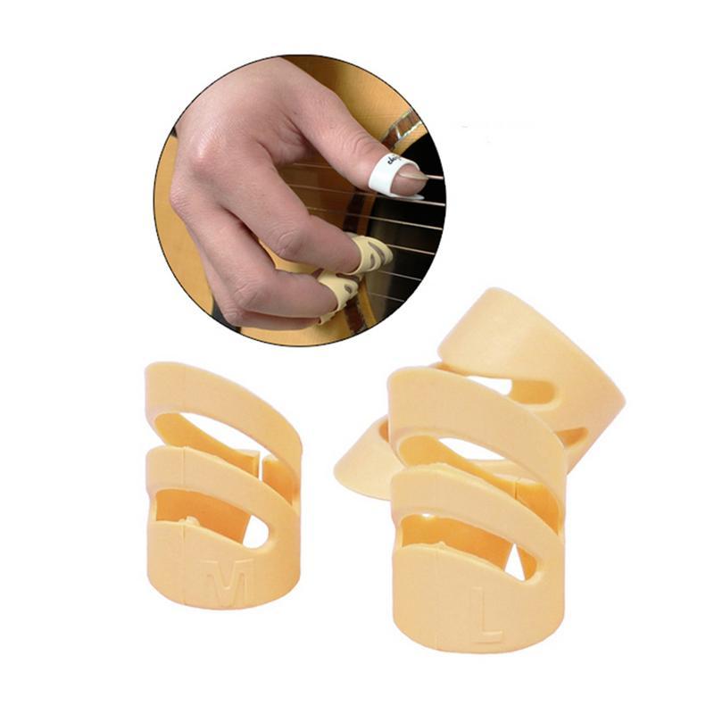 3 pièces L'alaska Cueillette Index Utilisant Guitare Électrique Acoustique Instrument À Cordes M/L Accessoires de Guitare