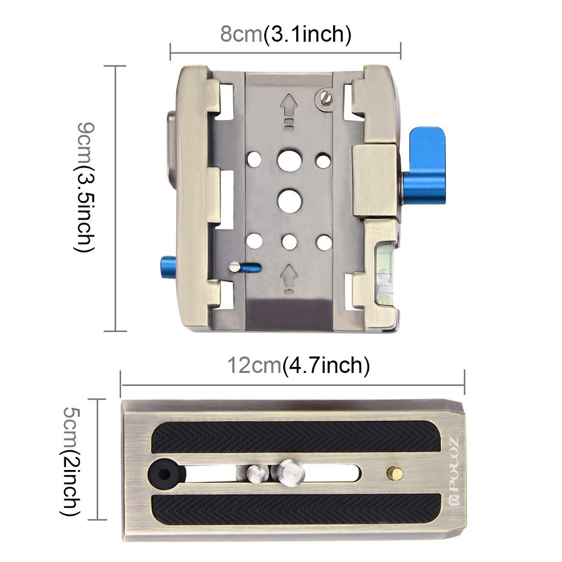 PULUZ Quick Release Clamp Adapter + Quick Release Platte Für DSLR SLR Kameras