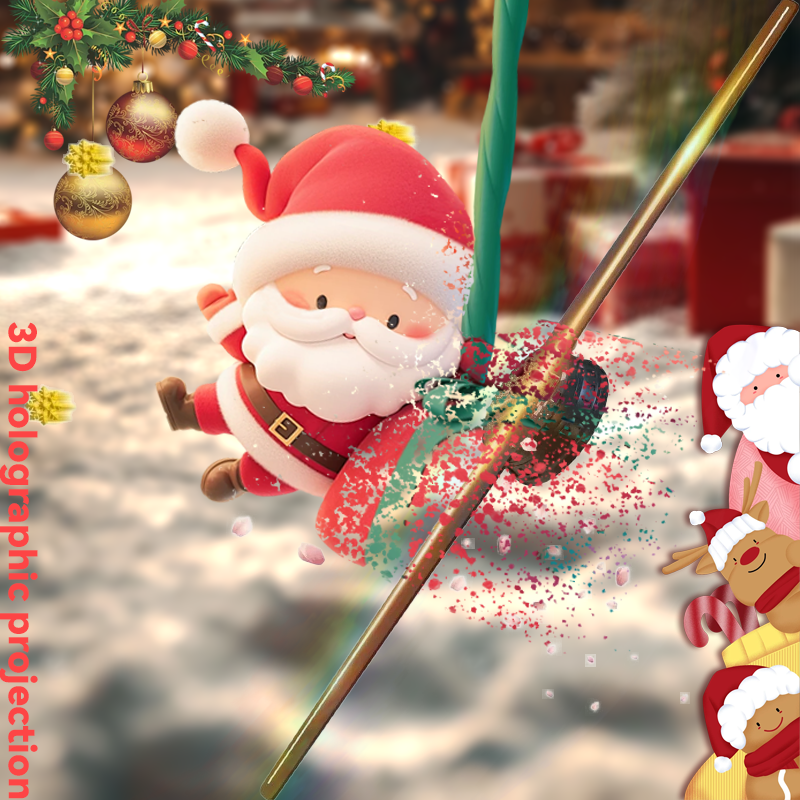 3D Hologram Fan 42CM 3D Holografische Projector Reclame Display Licht HD Holografische Projector voor Winkels Bars Party Xmas