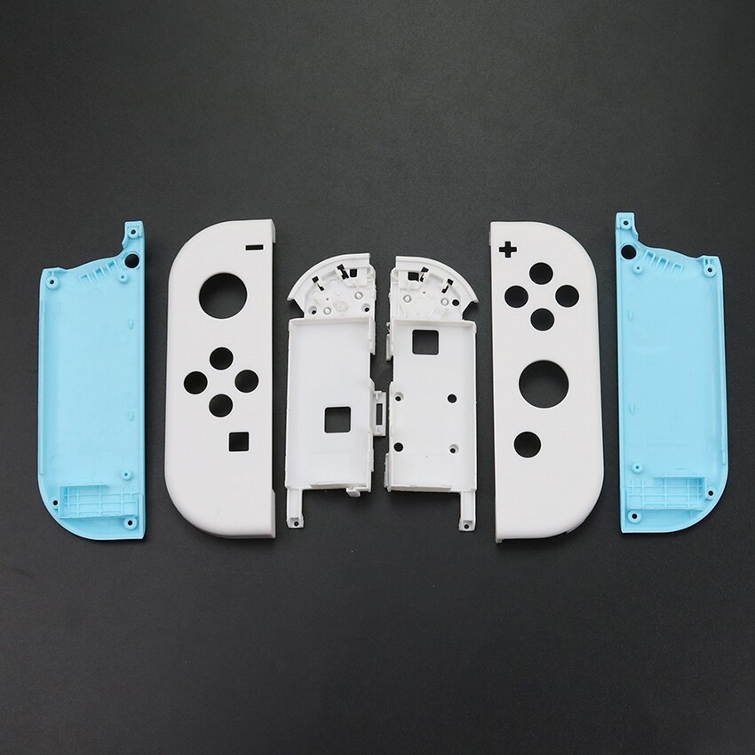 JCD 1Set Plastic Hard Shell For Nintend Switch Joy-Con Controller for NS NX Joy Con White Blue Green Housing Shell Case Cover: 004