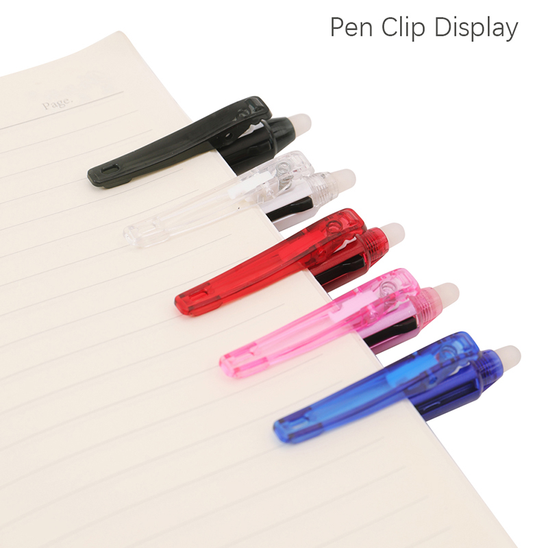 Bolígrafo de Gel borrable 3 en 1, 5 colores, 0,7mm, tinta mágica roja, azul y negra, escuela, oficina, papelería de escritura Kawaii multifuncional