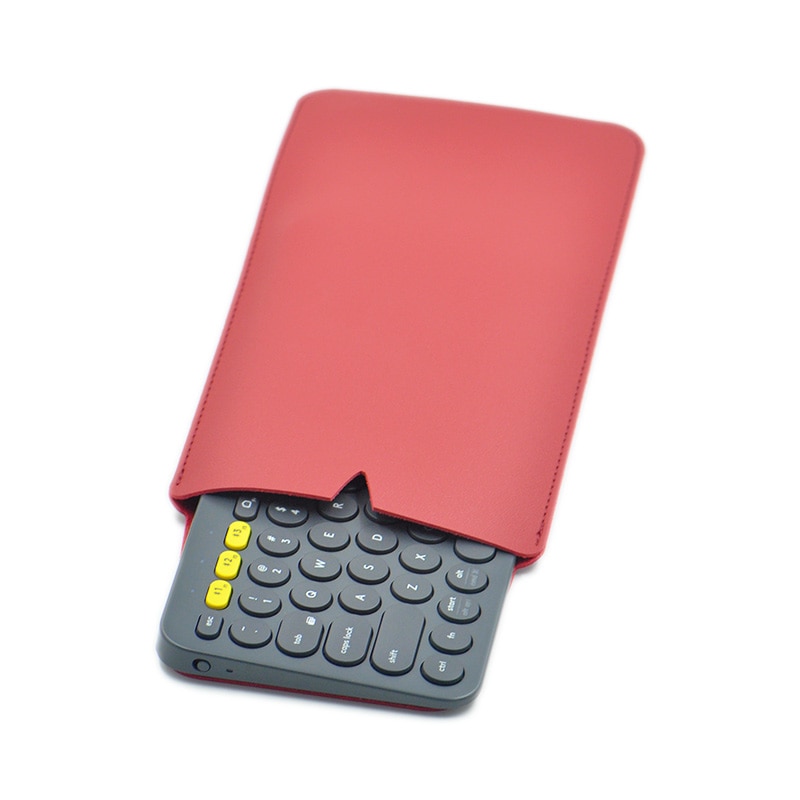 Ultra-Dunne Super Slim Sleeve Pouch Cover, Pu Lederen Toetsenbord Sleeve Case Voor Logitech K380 Toetsenbord
