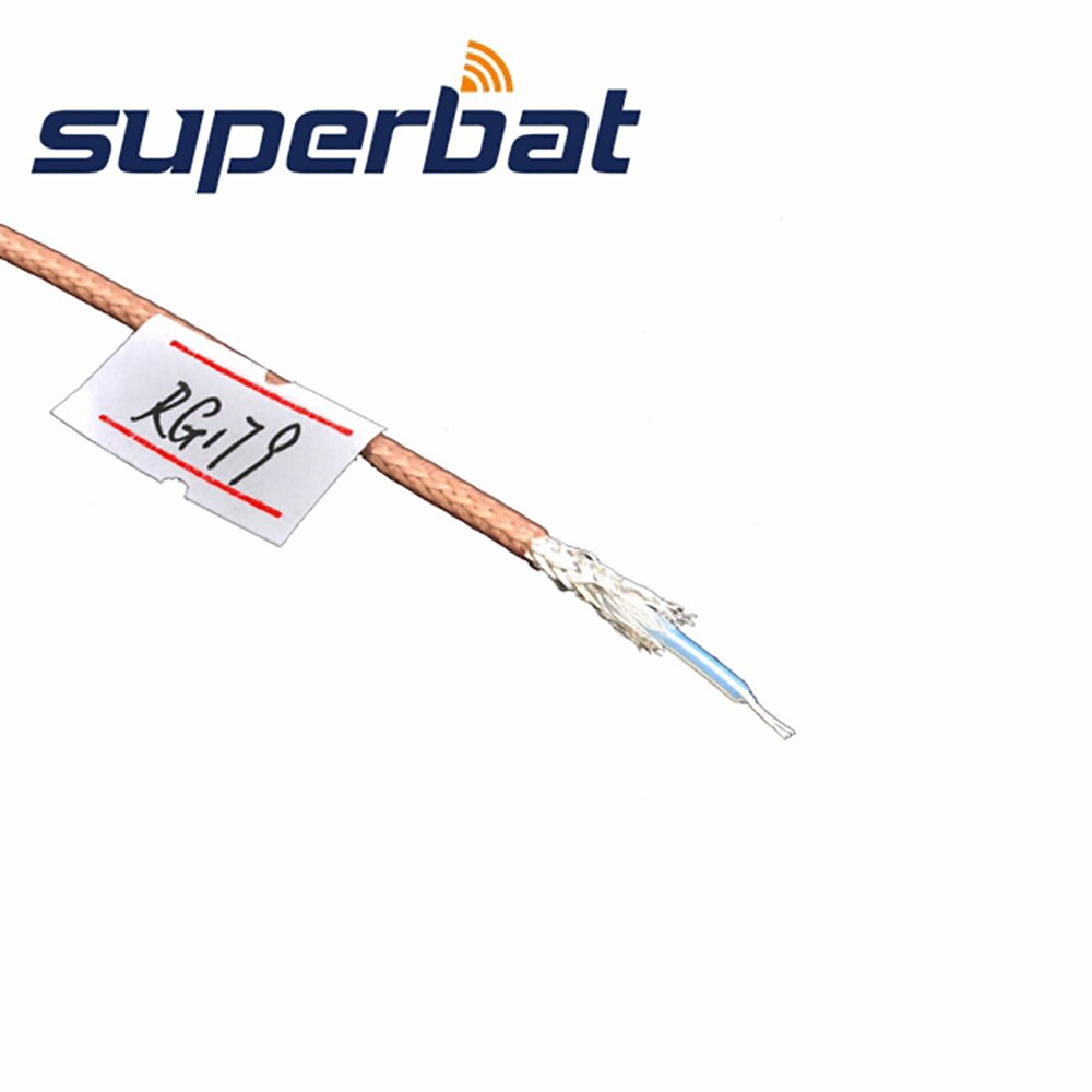 RG400 Dubbel Afgeschermde Koperen Gevlochten Coaxiale Kabel Adapter Connector Coax Kabel RG-400 Kabel 50ohm 50cm 1/2/3/5/10/15/20m(20m