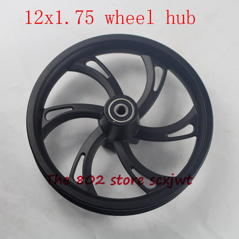 12 inch alloy rims 12x1.75 wheel hub use 12 1/2 X 2 1/4 12 1/2x2.75 Tire inner tube fits Many Gas Electric Scooters e-Bike