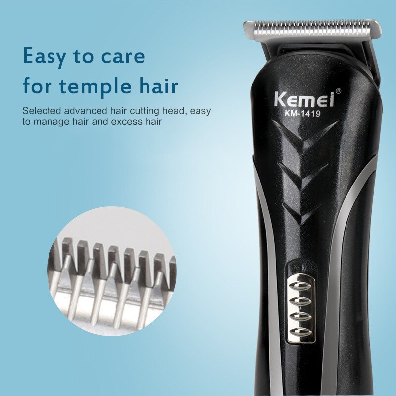 Kemei 3in1 Multifunctionele Tondeuse Professionele Elektrische Draadloze Tondeuse Baard Trimmer Haar Snijden Scheerapparaat Waterdicht