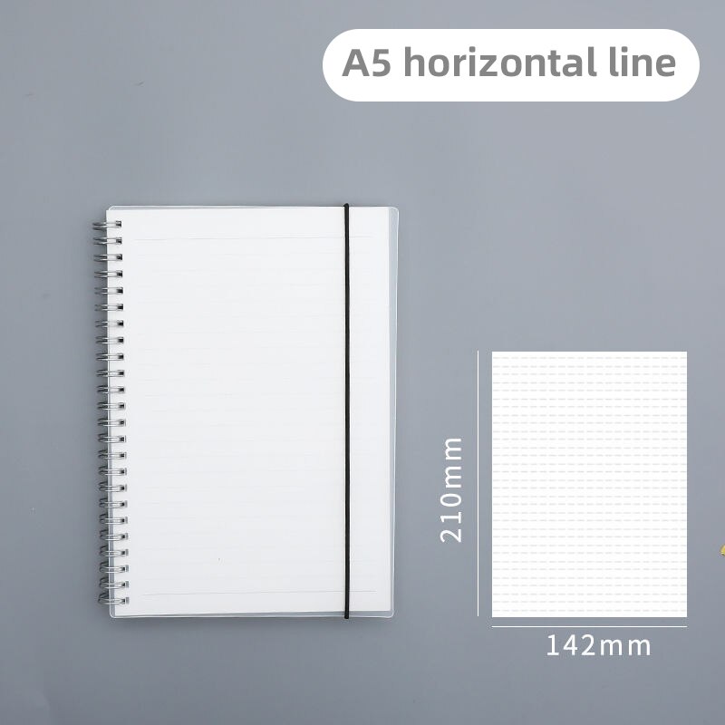 A5(80 ark )160 sider] gitter notesbog lille  a6 forretningsmøde notesbog arbejde blød kopi notesbog tidsplan: A5 vandret linje