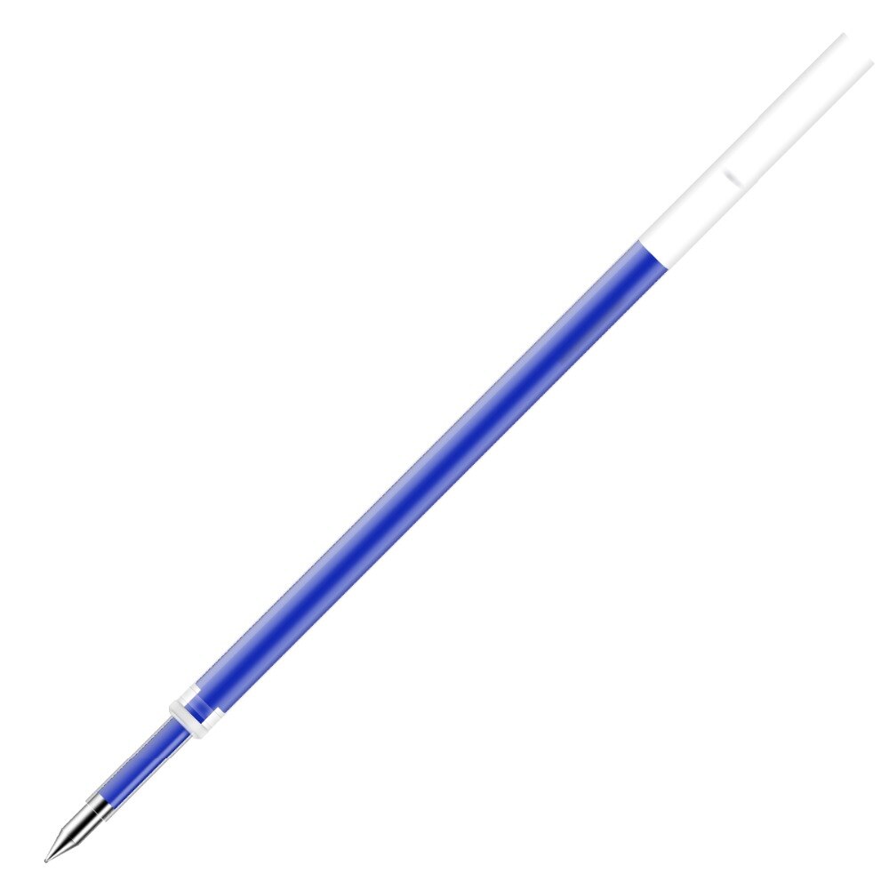 Deli Gel ink Pen Gel pen 0.5mm 110*5.5mm spring head press pen black blue red refills 20/box 6906