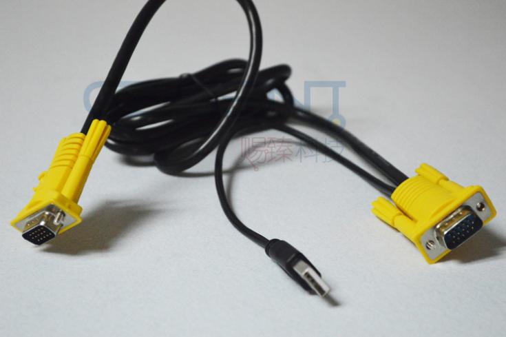 4 Port USB PS/2 AUTO KVM SWITCH, Button or Hotkey switcher PC, with cables