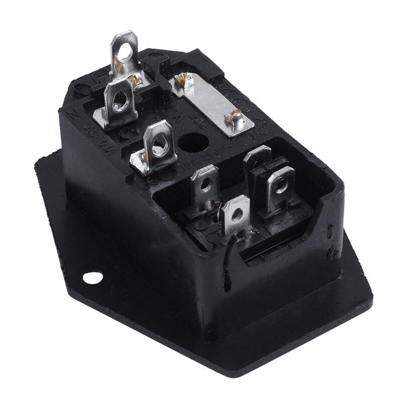 Red light concentrator switch IEC 320 C 14 outlet AC 250 V 10 A