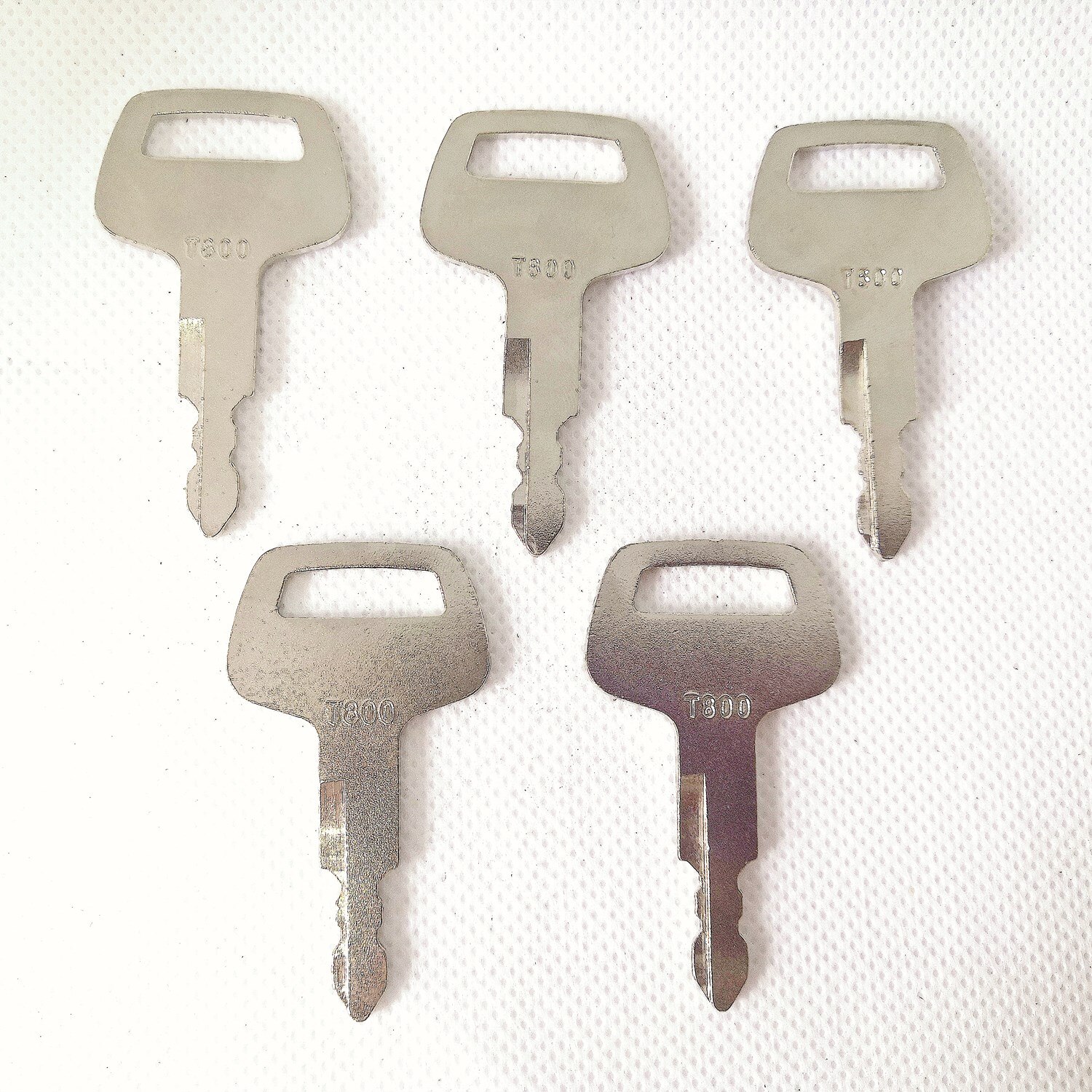5 llaves de ignición de maquinaria pesada 26322-42311 T800 aptas para cargadores de ruedas TCM